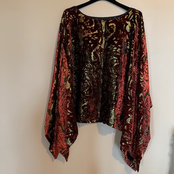NWOT The Peterman Comp - fab brocade caftan size S - Picture 4 of 4